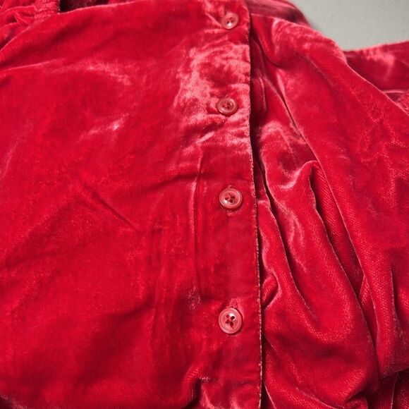 Janie and Jack 100047573 Girls Red Holiday The Velvet Party Dress size 16 NWT - Picture 6 of 8